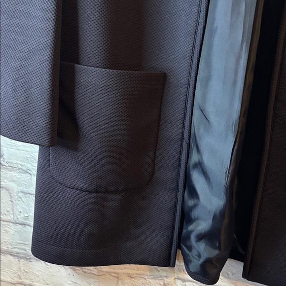 🔵H&M Elegant Navy Blue Patch Pocket Jacket - Picture 6 of 10